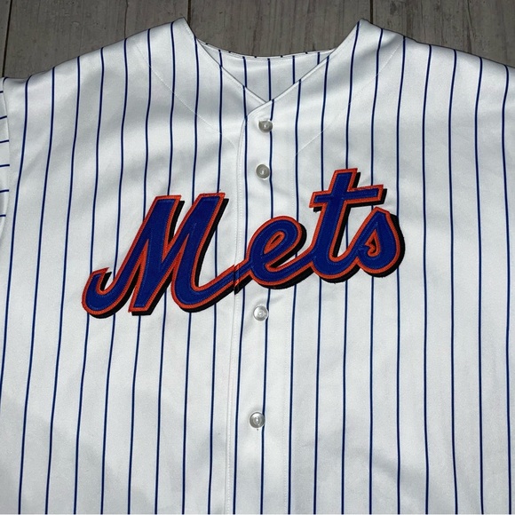 New York Mets David Wright #5 Majestic Stitched Jersey Sz 2XL Used White - Picture 2 of 11